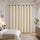 Cream 2X Blockout Curtains – Blackout Window Draperies Pair with Eyelets for Bedroom 132x244cm