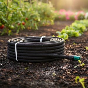 50m Porous Soaker Hose – Leaky Garden Irrigation Pipe for Efficient Plant Watering