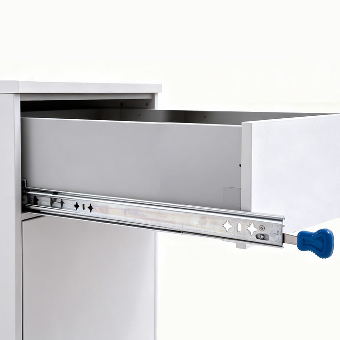 100cm Heavy Duty Drawer Runners Pair – 100kg Locking Slide Rails