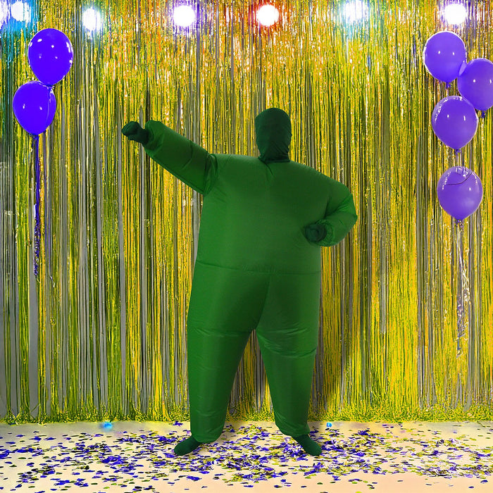 Inflatable Plain Green Fancy Dress Costume