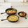 Cast Iron Skillet Set – 3 Frying Pans in 6, 8 and 10-Inch Sizes