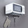 Microwave Wall Mount Bracket – Adjustable Stainless Steel Arms