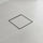 15 x 15cm Square Shower Drain with Tile Insert Grate – Matte Black Stainless Steel