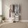 Metal Open Wardrobe Modern Storage Cabinet Tall Clothes Drawers Hanger Coat Rack