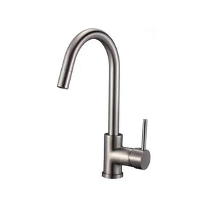 Kitchen Mixer Tap Faucet for Basin Laundry Sink in Satin Brass