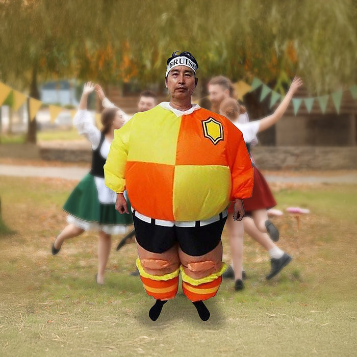 Football Fancy Dress Inflatable Suit -Fan Operated Costume