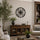 Large Metal Outdoor Wall Clock – Weather-Resistant Design for Garden or Home Décor