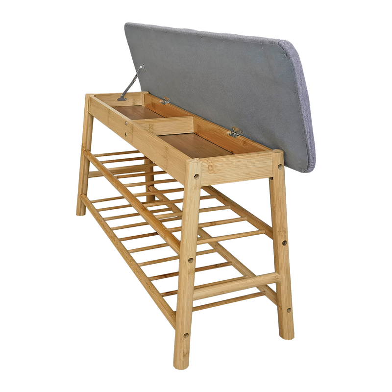 Shoe Stool Storage Rack Cabinet Multifunctional Space Saving | Home ...