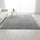 Large Shag Rug – Soft 230x200cm Grey Floor Rug with Anti-Slip Backing