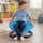 Large Sensory Spinning Chair for Kids with Handles 360° Balance Spin Seat Active Play Chair 100kg Blue