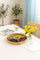 Round Bamboo Snack Serving Tray – Eco-Friendly Platter for Fruit, Cheese & Appetisers