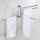 Swivel Towel Rail Chrome Stainless Steel Wall Mounted Bathroom Bath Rack