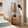 42x165cm Wooden Hall Stand with Drawer – Modern Minimalist Floor Coat Rack in Wood