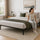 Metal Bed Frame for Queen Mattress – Black Powder-Coated Steel Base
