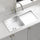 950x450mm Handmade 1.5mm Stainless Steel Sink – Undermount/Topmount with Waste & Stainless Steel with brushed finish Look