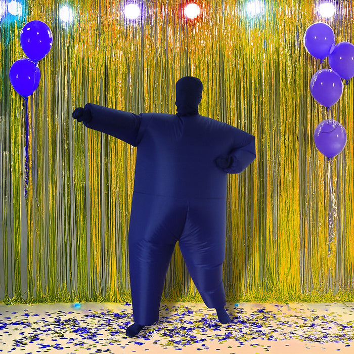 Inflatable Plain Blue Fancy Dress Costume