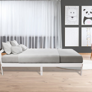 Natural Wooden Bed Frame Home Furniture - Single
