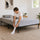 Metal Bed Frame for King Single Mattress – Black Powder-Coated Steel Base