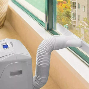 Portable Air Conditioner Window Slide Kit Part Exhaust Adaptor Hose Pipe & Plate