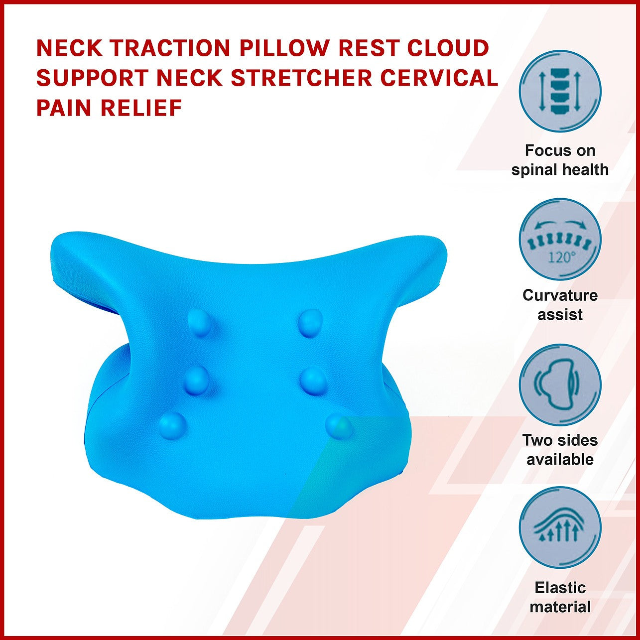 Octifie Odorless Neck Stretcher for Neck Pain Relief, Ergonomic