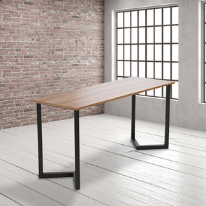 Square-Shaped Table Bench Desk Legs Retro Industrial Design Fully Welded -  Black - Black - Square - Furniture > Home Furniture